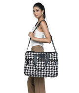 WOVEN JACQUARD TRAVEL BAG