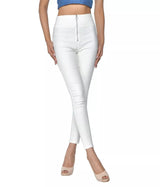 LADIES STRETCH LEATHER PANTS