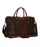 Leather & Canvas Duffle Bag for Women
