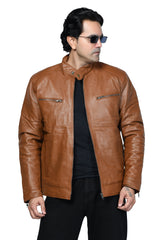 MEN’S CONTEMPORARY LEATHER JACKET