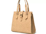 NATURAL CORK HANDBAG TOTE