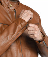 MEN’S CONTEMPORARY LEATHER JACKET