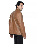 MEN'S LEATHER SPORTS JACKET