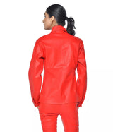 SHEEP LEATHER DRESS SHIRT