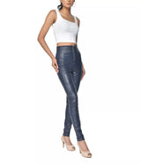 LADIES STRETCH LEATHER PANTS