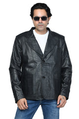 MEN'S LEATHER SPORTS JACKET