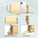 LADIES DUAL ZIPPER PURSE and SHOULDER BAG