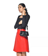 TIMELESS PATENT LEATHER HANDBAG CLUTCH