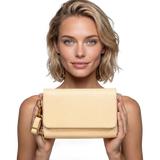 LADIES DUAL ZIPPER PURSE and SHOULDER BAG
