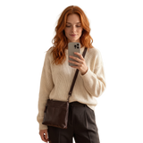 CONTEMPORARY SHOULDER BAG Brown