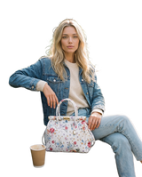 FLORAL HANDBAG TOTE