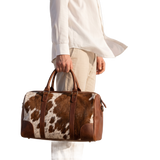 COW FUR TRAVEL DUFFLE Bag