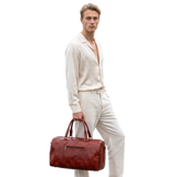 The RED ROUNDED DUFFLE