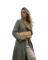 NATURAL STRAW SHOULDER BAG