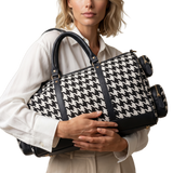 WOVEN JACQUARD TRAVEL DUFFLE
