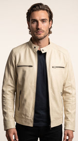 MEN’S CONTEMPORARY LEATHER JACKET