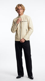MEN’S CONTEMPORARY LEATHER JACKET