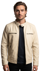 MEN’S CONTEMPORARY LEATHER JACKET