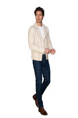 MEN’S CONTEMPORARY LEATHER JACKET