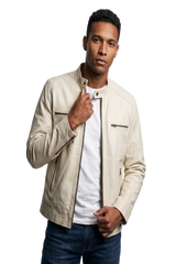 MEN’S CONTEMPORARY LEATHER JACKET