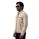 MEN’S CONTEMPORARY LEATHER JACKET