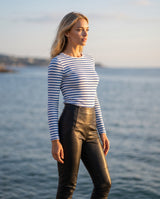 LADIES STRETCH LEATHER PANTS