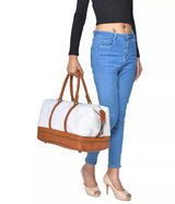 Leather weekender bags for Women