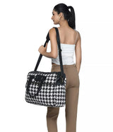 WOVEN JACQUARD TRAVEL BAG