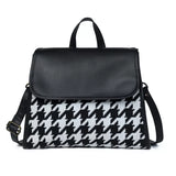 WOVEN JACQUARD HANDBAG