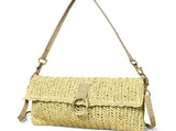 NATURAL STRAW SHOULDER BAG