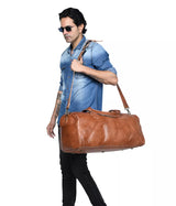 Classic Duffle Leather Bag