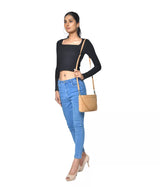 NATURAL CORK HANDBAG SHOULDER BAG