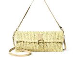 NATURAL STRAW SHOULDER BAG
